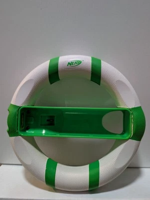 Mando Nerf Nintendo Wii Volante Espuma Carreras Mario Kart Verde y Blanco Foto 1 de 4