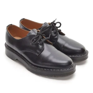 Damas Solovair Gibson Oxfords Hecho en Inglaterra 5.5 / 7.5 Zapatos de Cuero Negro Nuevos - Imagen 1 de 8