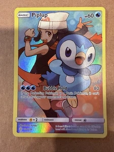 Pokemon Piplup 239/236 Eclissi Cosmica Segreta Rara Holo TCG NM Card HP60 Allenatore - Foto 1 di 6