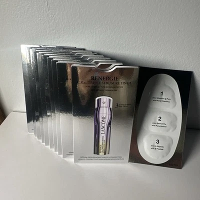10 Lancome Renergie HCF Triple Serum Samples 0.1 fl oz / 3ml each - Image 1 of 2