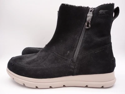 Sorel Explorer II Joan Boots Womens Size 10 Suede Waterproof Faux Fur Lined - Image 1 of 4