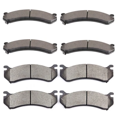 For 04 Chevrolet Silverado 1500 Lt 5.3L Front Rear Left Right 8pcs Brake Pads - Image 1 of 4