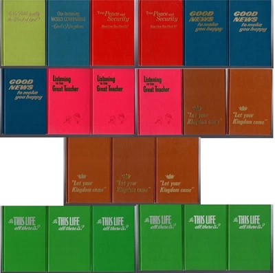 Jehovah's Witnesses: 21 total SMALL BOOKS, 7 Different, multiple copies - Image 1 of 4