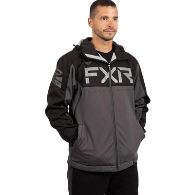 FXR Black Ops Helium Ride Softshell Jacket Waterproof Breathable HydrX Fleece Foto 1 de 4