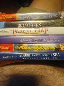 DISNEY CLASSICS DVD LOT 10 MOVIE Mills Moon Spinners 20000 Leagur Parent Trap - Picture 1 of 3