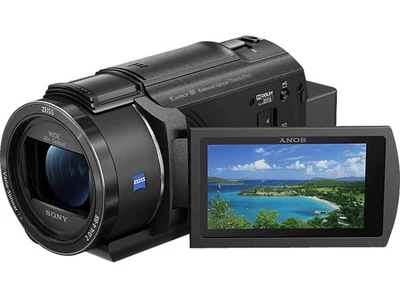 Sony FDR-AX43A 4K Handycam Schwarz 4K Kompakt-Camcorder 20x optischer Zoom - Bild 1 von 4