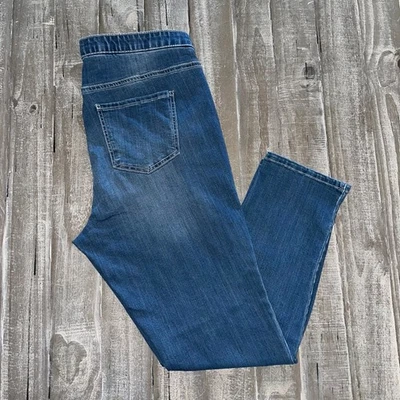 Kim Rogers Mujer 16W Calce Curvilíneo Pull-On Jeggings Azul Elastizado Denim Pierna Ajustada Foto 1 de 4