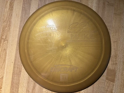 2013 Discraft Titanium Nuke Nate Doss Limited Edition 9.5/10 Gold - Image 1 of 4