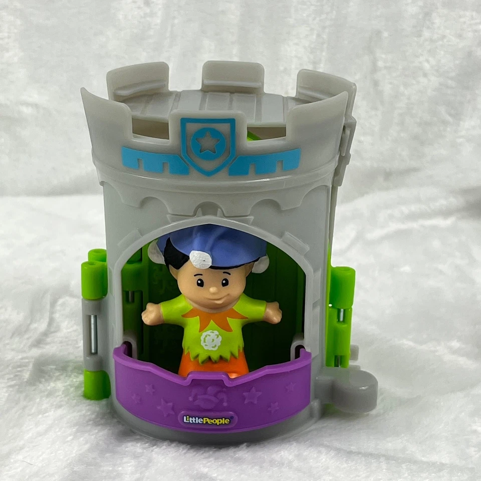 Fisher-Price Little People Plegable Castillo Torre Pop-Open Bufón Figura Juego Foto 1 de 4