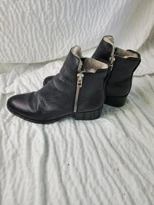 3.1 Phillip Lim Other Lamb Leather Side Zip Boots 39.5 Black Sheep 6.5 - Picture 1 of 9