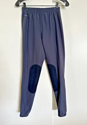 IRIDEON Niñas Azul Marino Parche en la Rodilla Medias de Montar Leggings Medianos Pantalones Foto 1 de 4