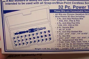 Blue Point 32 Piece 1/4" Power Tool Bit Set - Picture 1 of 5