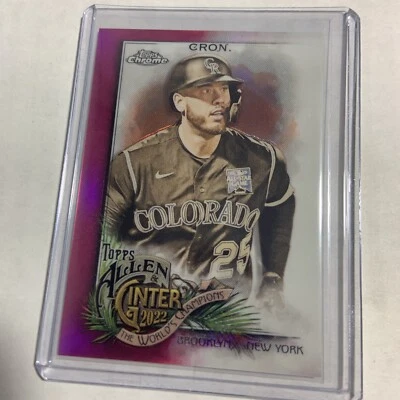 2022 Topps Allen & Ginter Chrome - C.J. Cron #268 Magenta Refractor /199 - Image 1 of 2