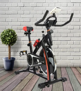HEAVY DUTY FLY WHEEL EXERCISE BIKE HOME FITNESS GYM LED MONITOR - Picture 1 of 36