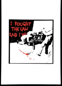 Banksy - Limitierte Auflage-50x35cm Nr.42/300 - Picture 1 of 3