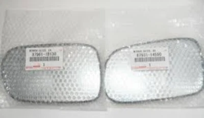 Genuine TOYOTA OEM SUPRA JZA80 Side View Door Mirror Glass Left Right Set Foto 1 de 3