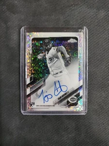 2021 Topps Chrome Black & White Mini Diamond Auto RC (Tejay Antone #RA-TA) Reds - Picture 1 of 2