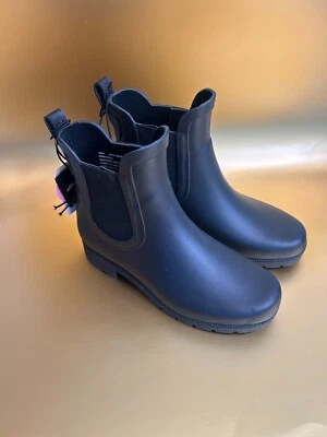 Botas de lluvia de goma Eddie Bauer para mujer Block Hailey talla 6M negras Foto 1 de 4