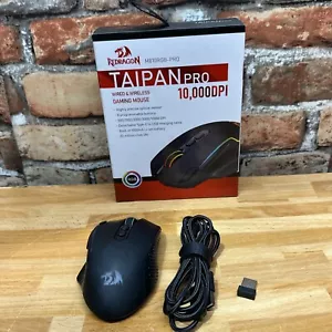 Redragon TAIPON Pro Wired & Wireless Gaming Mouse, 10,000 DPI, M810RGB-PRO - Picture 1 of 6