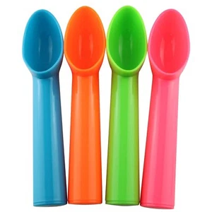 4pcs Plastic Ice Cream Scoop Fruit Spoons Melon Baller Watermelon Scooper Kit... - Picture 1 of 4