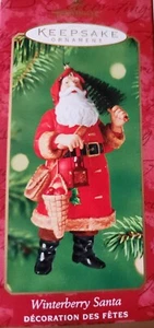Hallmark Weihnachtsmann Weihnachtsschmuck Winterberry 2000 - Bild 1 von 2