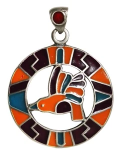 Huitzilo Hummingbird - Pendant Necklace - Aztec Tesoro - Picture 1 of 1