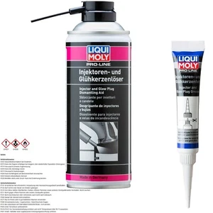 LIQUI MOLY INJEKTORLÖSER 400 ml GLÜHKERZENLÖSER + GLÜHKERZEN INJEKTOR FETT 20g - Bild 1 von 3