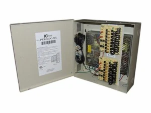 ICREALTIME PWR-16DC-24A, High Power 16 Ch 12VDC Pro Power Supply 1.5 Amp Per Ch - Picture 1 of 5
