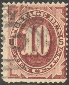 Scott J5, el sello de 10¢ franqueo de 1879 - usado - Imagen 1 de 1