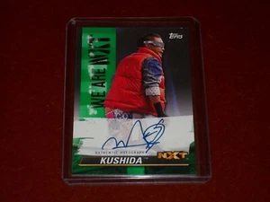 2021 Topps WWE NXT We Are NXT Auto Green 59/99 Kushida - Picture 1 of 1