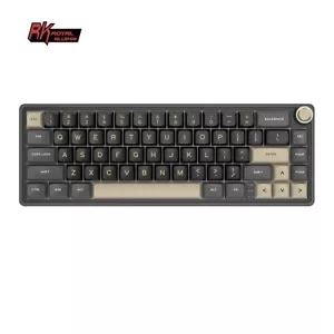 RK Royal Kludge R65 tastiera da gioco cablata tastiera meccanica swapple nera - Foto 1 di 35