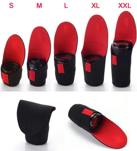 Neoprene DSLR Camera Lens Bag Pouch Soft Protector Case Small Middle Large S-L - Picture 1 of 14