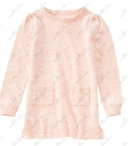 Gymboree Girls L 10-12 "Polar Pink" Marled Tunic Sweater NWT - Picture 1 of 3