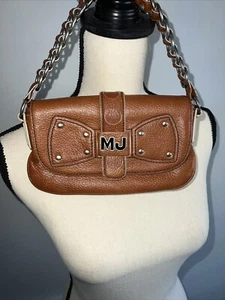 Marc Jacobs Mini Genuine Leather Gold Chain Multi Pocket BOW Purse/Handbag RARE - Picture 1 of 7