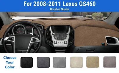 Cubierta de alfombrilla de tablero para Lexus GS460 2008-2011 (gamuza cepillada) Foto 1 de 4