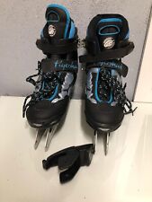 Mongoose inline skate Tiger Shark Boys Size 7 Flux Fit System Xtaluminum