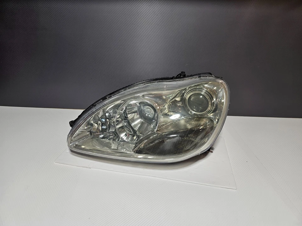 Mercedes Benz S 350 430 500 600 55 65 AMG OEM HID Left Headlight 2000 - 2006 - Imagem 1 de 4