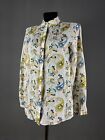 ETRO Shirt Top Blouse Womens Paisley Multicolor Long Sleeve Collared Size 40