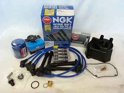 Tune-Up Kit Cap Rotor NGK Wires-Spark Plug PCV for Honda Accord LX EX 1998-2002 - Image 1 of 4