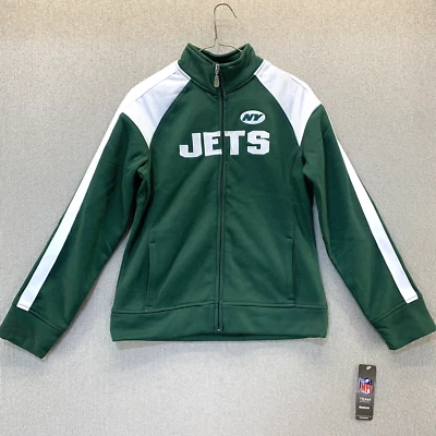 Chaqueta Abrigo Mujer New York Jets Pequeña Verde Blanca Equipo NFL Ropa Fútbol Nuevo con Etiquetas Foto 1 de 4