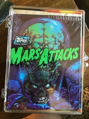 1994 Topps Mars Attack Deluxe Reissue Complete Set #0-99 Cards NM    - Image 1 of 4