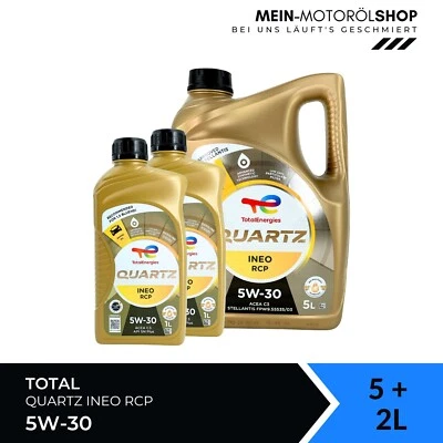 Aceite de motor Total Quartz Ineo RCP 5W-30 Peugeot PSA B71 2290 5+2 litros = 7 litros