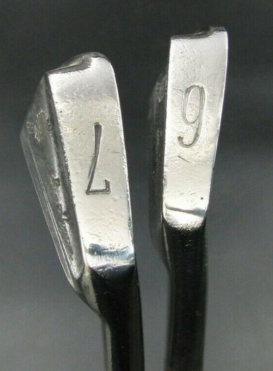 Set of 2 x Ben Hogan ( B H ) 6 & 7 Irons Regular Steel Shafts Avon Grips Set of 2 x Ben Hogan ( B H ) 6 & 7 Irons Regular Steel Shafts Avon Grips