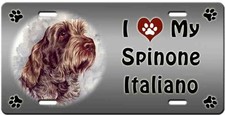 Spinone Italiano License Plate - Love
