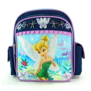 Mini Backpack - Disney - Tinkerbell - Pixie Forest New School Book Bag 10 Inches - Picture 1 of 1