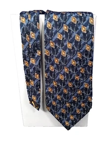 Robert Talbott Best of Class Nordstrom blau silber gold Seidenkrawatte Krawatte - Bild 1 von 5