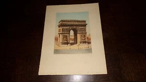 EAU FORTE ORIGINALE - L'Arc de Triomphe (Paris) - Signée Rudy - Imagen 1 de 3