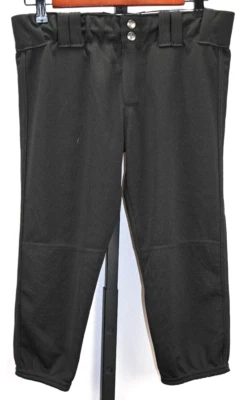 Pantalones de softbol medianos negros Demarini Apparel para niñas talla GL 100 % poliéster Foto 1 de 3