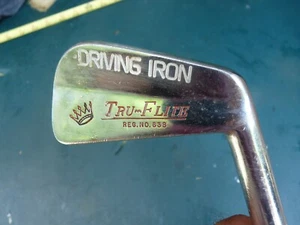 Vintage Tru-Flite Driving Iron RH 40" mit Ledergriff - Bild 1 von 7