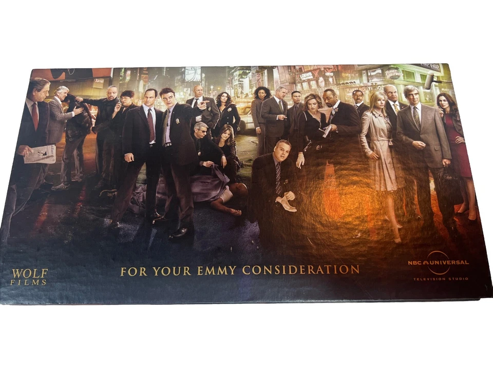 LAW & ORDER For Your EMMY Consideration FYC DVD Set Wolf Films RARE SLEEVE Foto 1 de 4